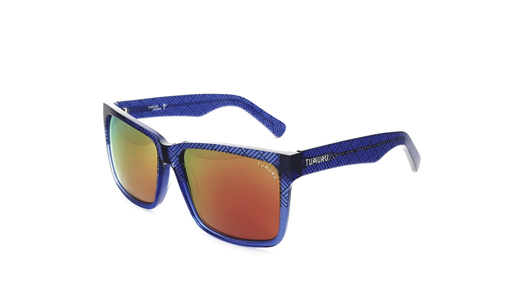 Fire red sunglasses top